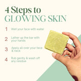 Shunyam Hydrating Aloe Facewash bar with Vitamin E & B5