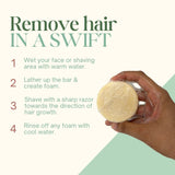 Shea-Wing Shaving Bar for Men & Women with Travel Box