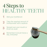 Shunyam Sparkling White Activated Charcoal Toothpowder for teeth whitening