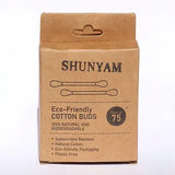 Bamboo Eco-Friendly Cotton Swabs (Pack of 75)