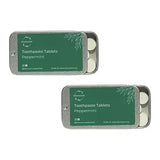 Toothpaste Tablets - Peppermint (30 Tablets) Travel Pack for All-Day Fresh Breath