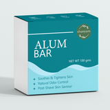 Alum Bar - Aftershave and Natural Deodorant with Travel Pouch (Free)