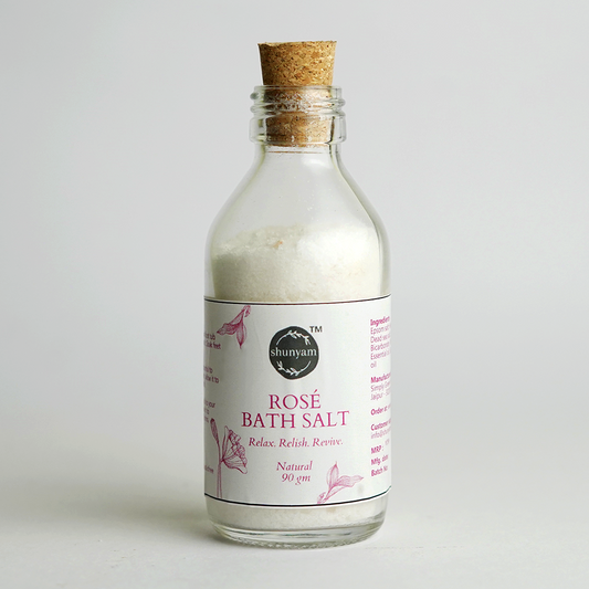 Rose Bath Salt for Muscle Relaxation and Aroma Therapy