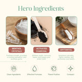 Toothpaste Tablets -Mint Charcoal (60 Tablets) - Teeth Whitening