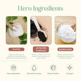 Shunyam Sparkling White Activated Charcoal Toothpowder for teeth whitening