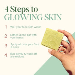 Shunyam Hydrating Aloe Facewash bar with Vitamin E & B5