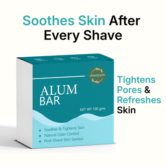 Alum Bar - Aftershave and Natural Deodorant with Travel Pouch (Free)
