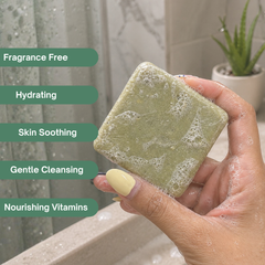 Shunyam Hydrating Aloe Facewash bar with Vitamin E & B5