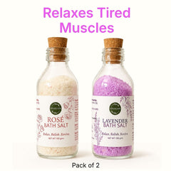 Rose Bath Salt for Muscle Relaxation and Aroma Therapy