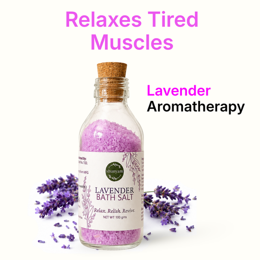 Lavender Bath Salt for Muscle Relaxation and Aroma Therapy