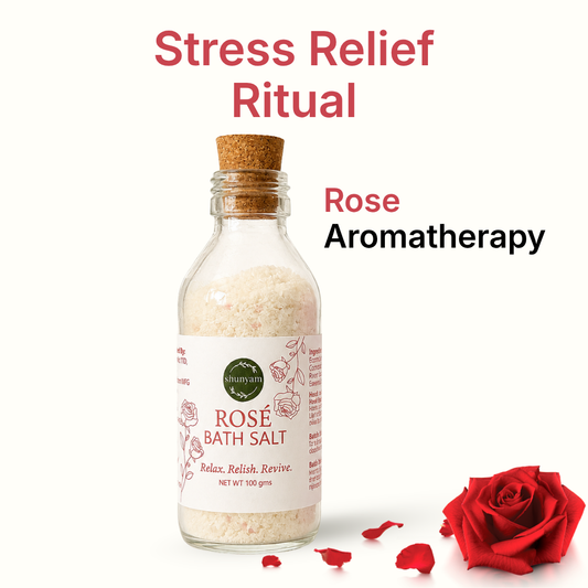 Rose Bath Salt for Muscle Relaxation and Aroma Therapy