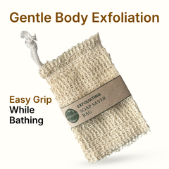 Shunyam Exfoliating Soap Saver Bag – Lathers, Scrubs & Saves Your Bar