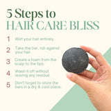 Zesty Charcoal Shampoo Bar for Detox and Oil Control