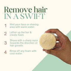 Shea-Wing Shaving Bar for Men & Women with Travel Box