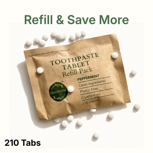 Toothpaste Tablets Refill Pack | 210 Tablets | Compostable Packaging