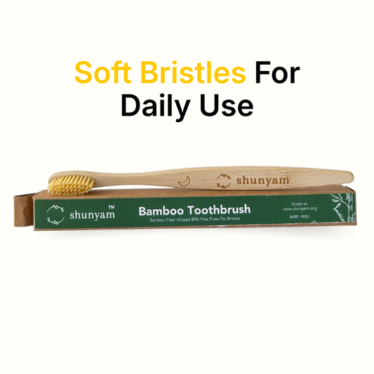 Bamboo Toothbrush - Ultra Soft Bristles | Bamboo Fiber Bristles