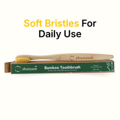 Bamboo Toothbrush - Ultra Soft Bristles | Bamboo Fiber Bristles