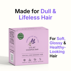 Lilac Shampoo Bar for Dull and Damaged Hair