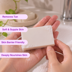 Lavender Bliss Goat Milk Soap Bar - Detan and Nourishment