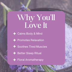 Lavender Bath Salt for Muscle Relaxation and Aroma Therapy