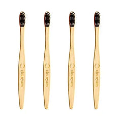 Bamboo Toothbrush - Soft Bristles | Charcoal Fiber Bristles