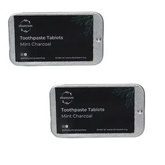 Toothpaste Tablets - Travel Pack Mint Charcoal  (30 Tablets) - Teeth Whitening