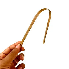 Bamboo tongue cleaner