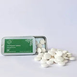 Toothpaste Tablets - Travel Pack (30 Tabs) (Pack of 2) Peppermint + Mint Charcoal