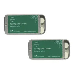 Toothpaste Tablets - Peppermint  (30 Tablets) Travel Pack for All-Day Fresh Breath