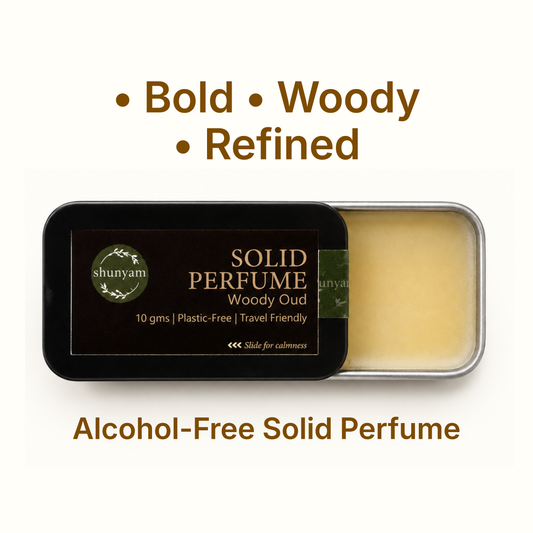 Shunyam Solid Perfume with Oud Essential Oil