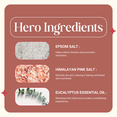 Rose Bath Salt for Muscle Relaxation and Aroma Therapy