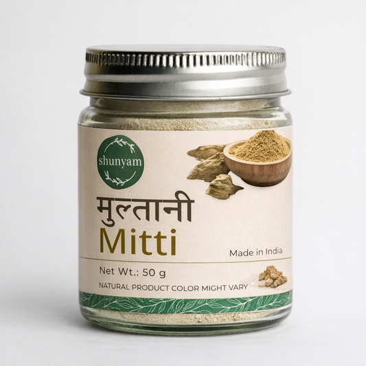 Shunyam Multani Mitti (Fuller’s Earth) – Natural Clay for Skin & Hair Care