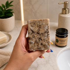 Coffee Glow De-Tan Ritual Kit | Coffee Bliss Soap + Espresso Scrub + Soap Saver + Loofah