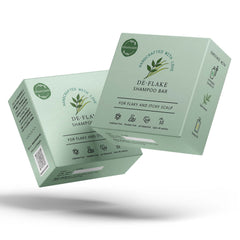 De-Flake Shampoo Bar for Itchy ,Flaky and Dandruff Prone Scalp