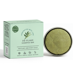 De-Flake Shampoo Bar for Itchy ,Flaky and Dandruff Prone Scalp