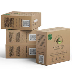 Herb-a-Veda Shampoo Bar for Hair Growth and Strength