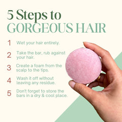 Hibiscus Punch Shampoo Bar for Dry and Frizzy Hair