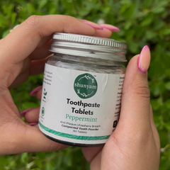 Toothpaste Tablets - Peppermint (180 Tablets) - for All-Day Fresh Breath