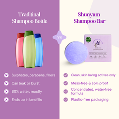 Lilac Shampoo Bar for Dull and Damaged Hair