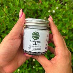 Toothpaste Tablets -Mint Charcoal (180 Tablets) - Teeth Whitening