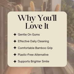 Bamboo Toothbrush - Ultra Soft Bristles | Bamboo Fiber Bristles