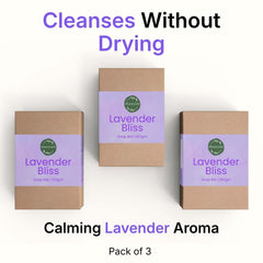 Lavender Bliss Goat Milk Soap Bar - Detan and Nourishment