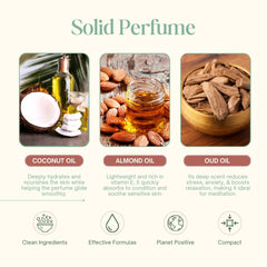 Shunyam Solid Perfume with Oud Essential Oil
