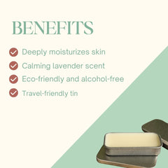 English Lavender Alcohol free Solid Perfume - 10gm