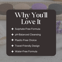 Zesty Charcoal Shampoo Bar for Detox and Oil Control