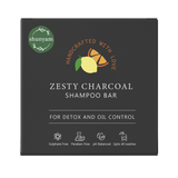 Zesty Charcoal Shampoo Bar for Detox and Oil Control
