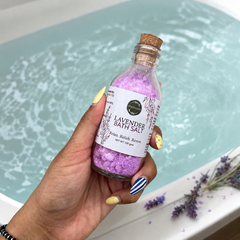 Lavender Bath Salt for Muscle Relaxation and Aroma Therapy