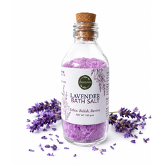 Lavender Bath Salt for Muscle Relaxation and Aroma Therapy