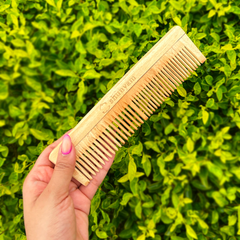 Neem Comb infused with Herb Oils (Dual Teeth)