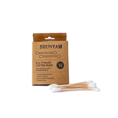 Bamboo Eco-Friendly Cotton Swabs (Pack of 75)